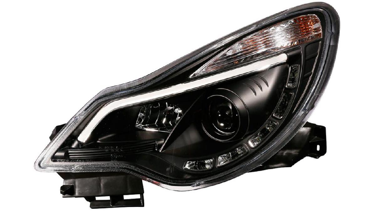 Set+de+phares+incl.+DRL+sur+mesure+pour+%27Light-Bar%27+Opel+Corsa+D+2011-2014+-+Noir+-+NON+OPC